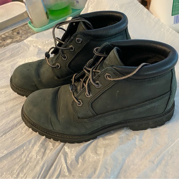 Timberland boots Nellie Chukka deep green SZ 8.5 Worn once - Picture 3 of 15